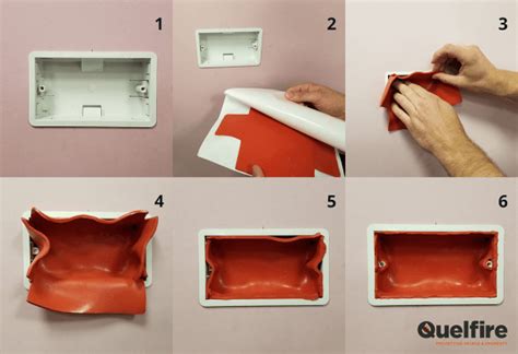 fire putty pads for electrical boxes|intumescent putty pads electrical boxes.